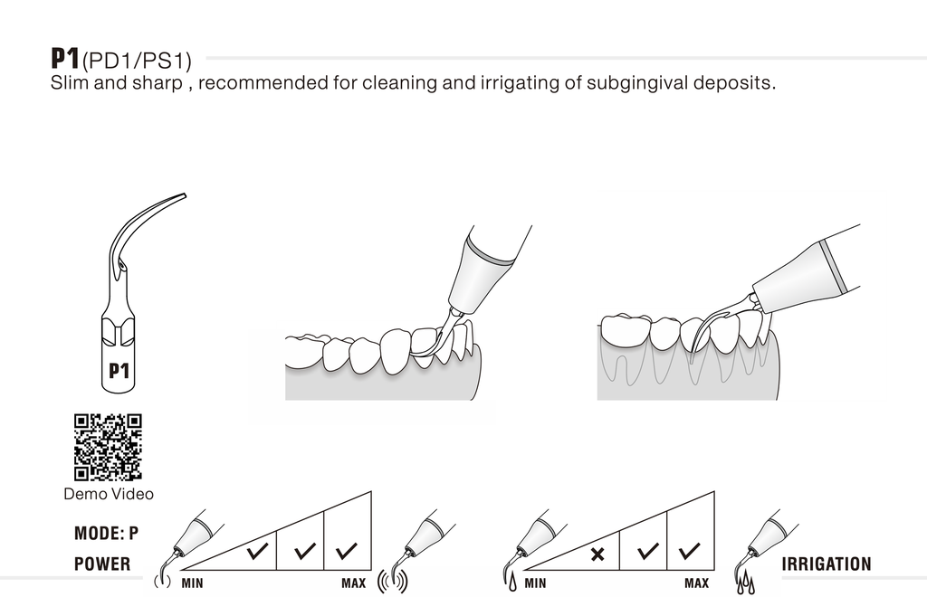 Puntas para Ultrasonido "P" Sirona Woodpecker