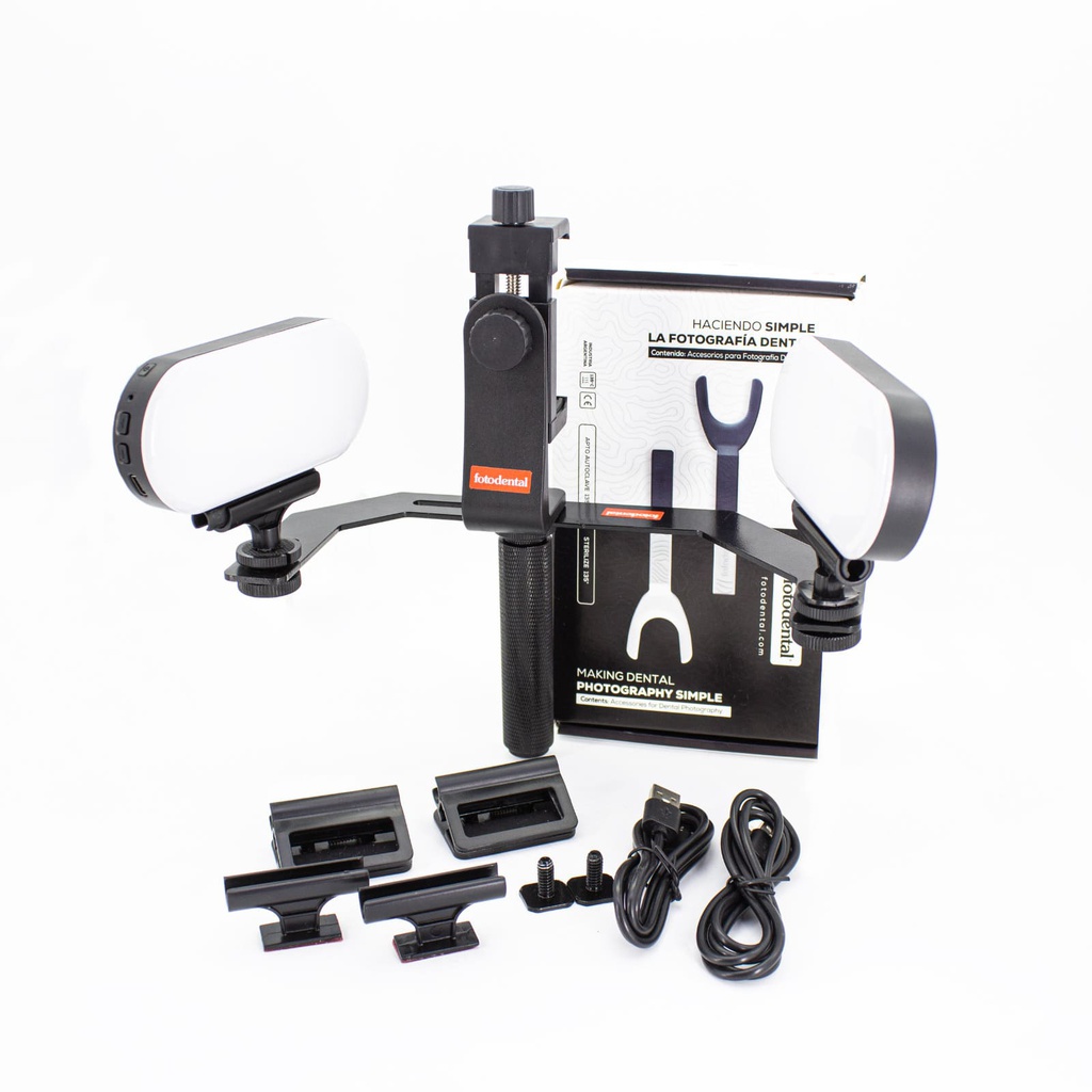 Kit de Iluminación para Fotografía dental Resolut 2-902 Fotodental