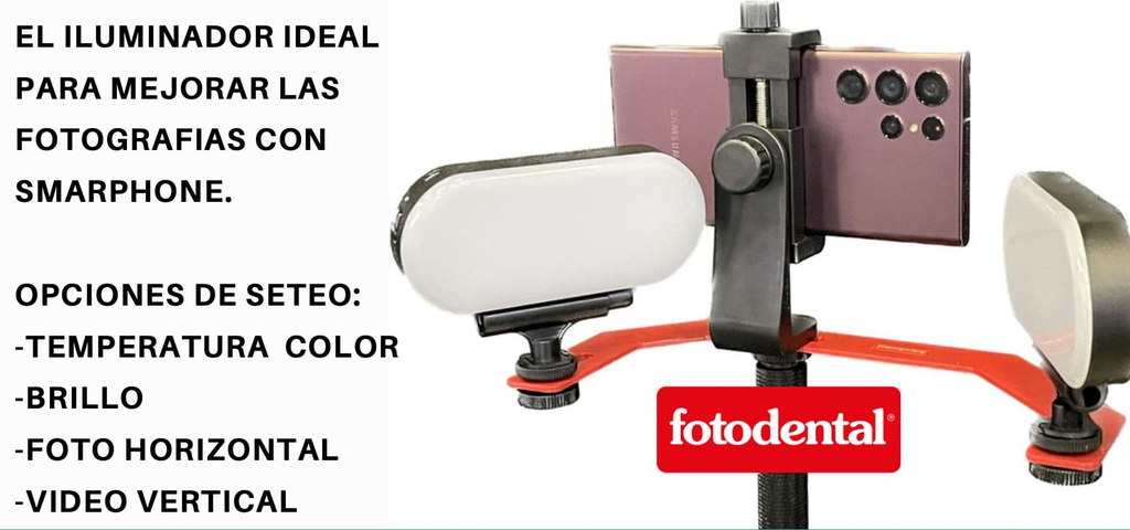 Kit de Iluminación para Fotografía dental Resolut 2-902 Fotodental