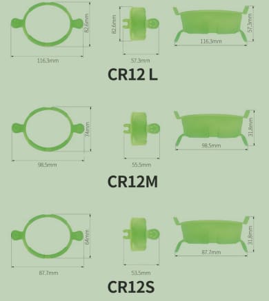 Separador labial Abreboca Optgrade Silicone III Shape x 20 Cotisen