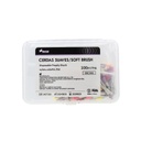 Escobillas para Profilaxia Colors Neon Penacho Nylon Suave ZT Dental