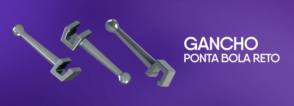 Ganchos Hooks Rectos punta Bola Orthometric