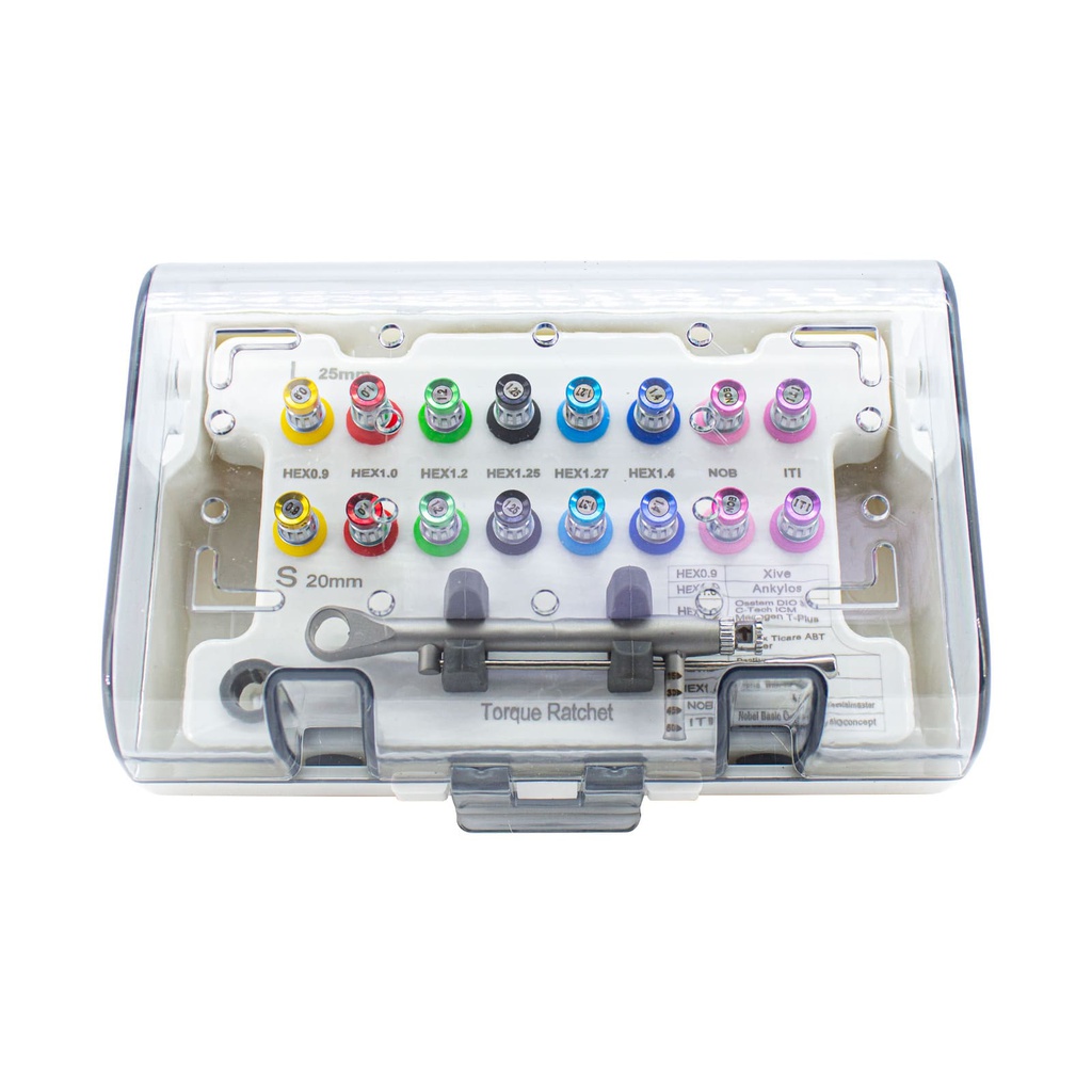 Kit Protésico Universal con Torquímetro manual IT02 Machtig