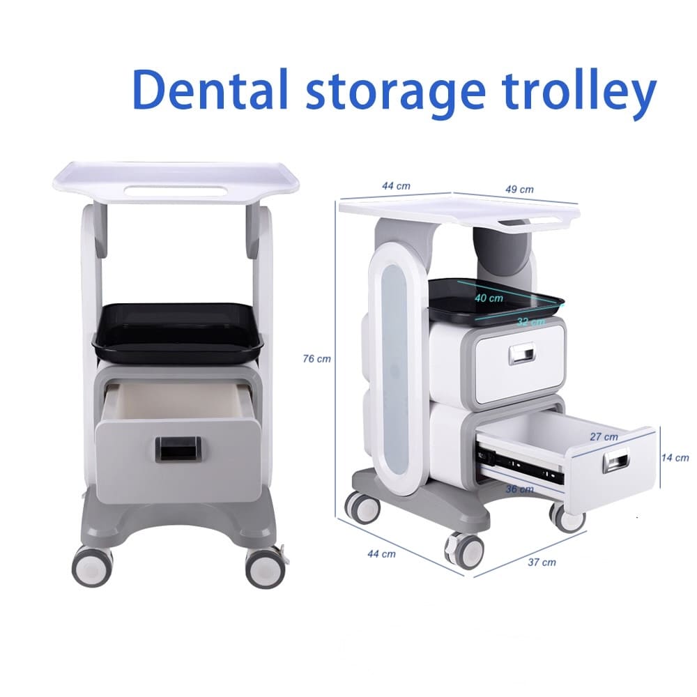 Carro mesa rodante con 2 Cajones + 2 Bandejas MC17 Machtig