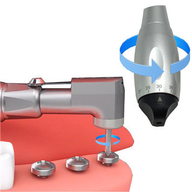 Torquímetro llave con cabezal de contrángulo inalámbrico Machtig