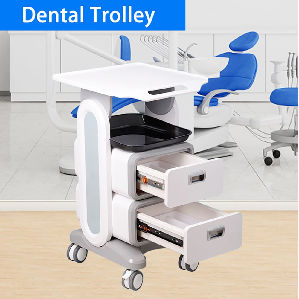 Carro mesa rodante con 2 Cajones + 2 Bandejas MC17 Machtig