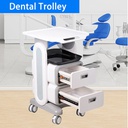 Carro mesa rodante con 2 Cajones + 2 Bandejas MC17 Machtig