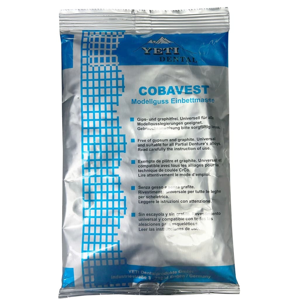 Polvo Revestimiento para esqueléticos Cobavest Yeti dental