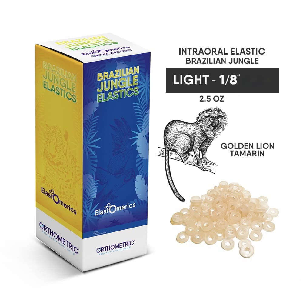 Elásticos Intraorales 1/8" Brazilian jungle elastics Orthometric