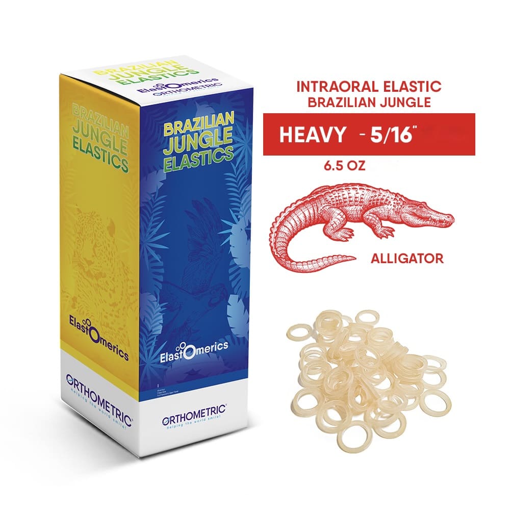 Elásticos Intraorales 5/16" Brazilian jungle elastics Orthometric