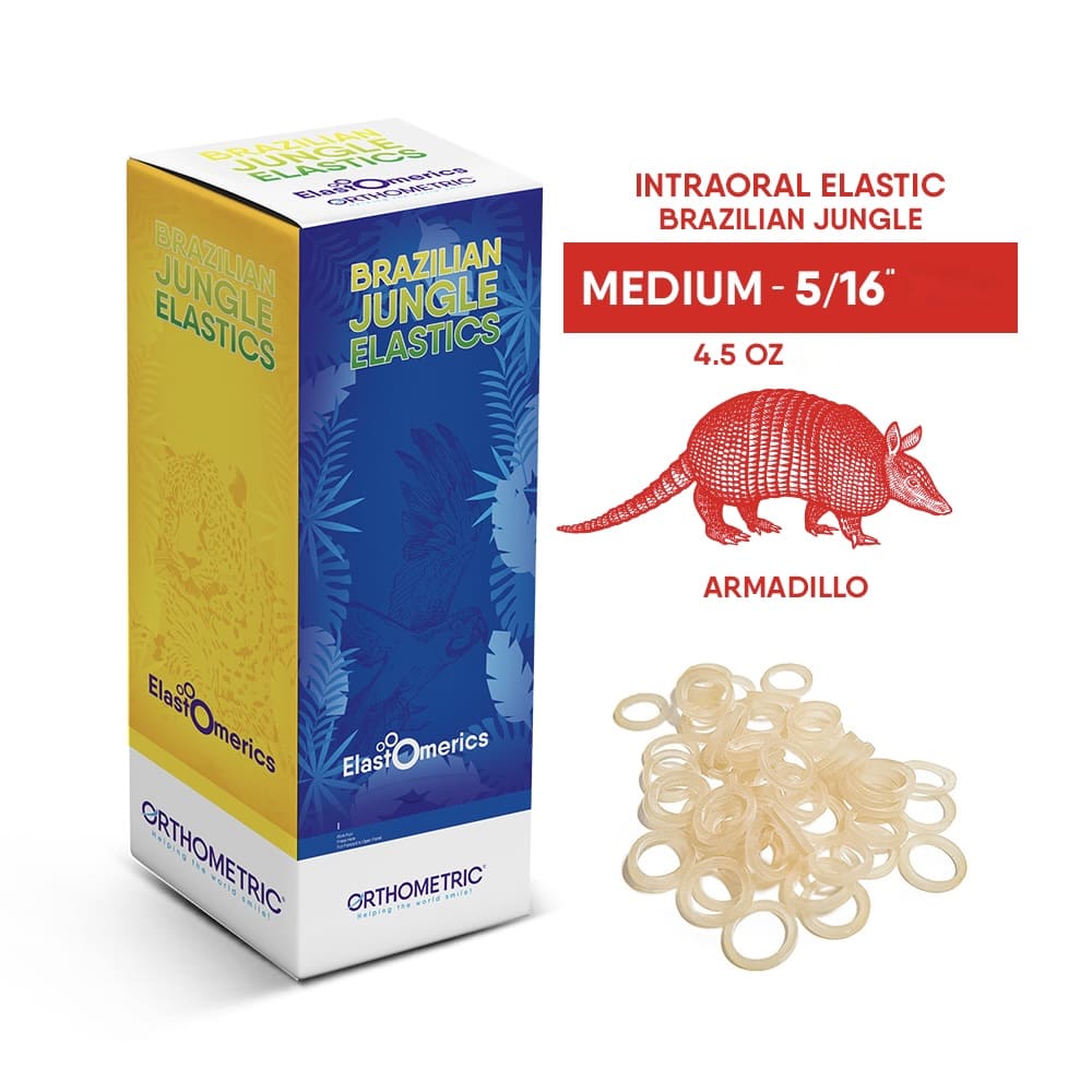 Elásticos Intraorales 5/16" Brazilian jungle elastics Orthometric