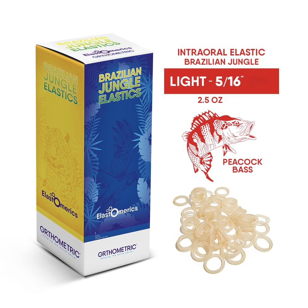 Elásticos Intraorales 5/16" Brazilian jungle elastics Orthometric