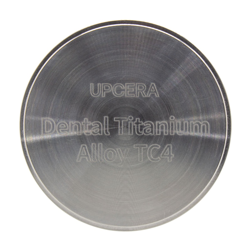 Disco de Titanio Grado 5 Cad/Cam TC4 Upcera