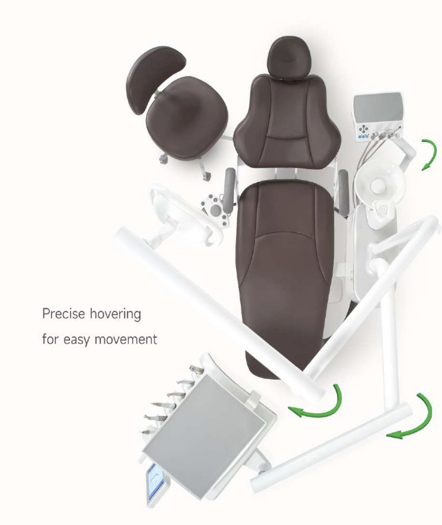 Sillón Dental AP028 con taburete Appledental (caja externa)