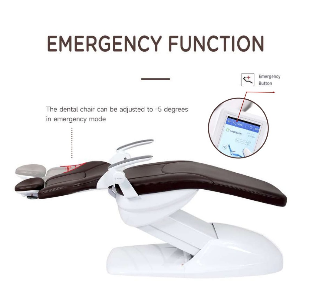 Sillón Dental AP028 con taburete Appledental (caja interna)
