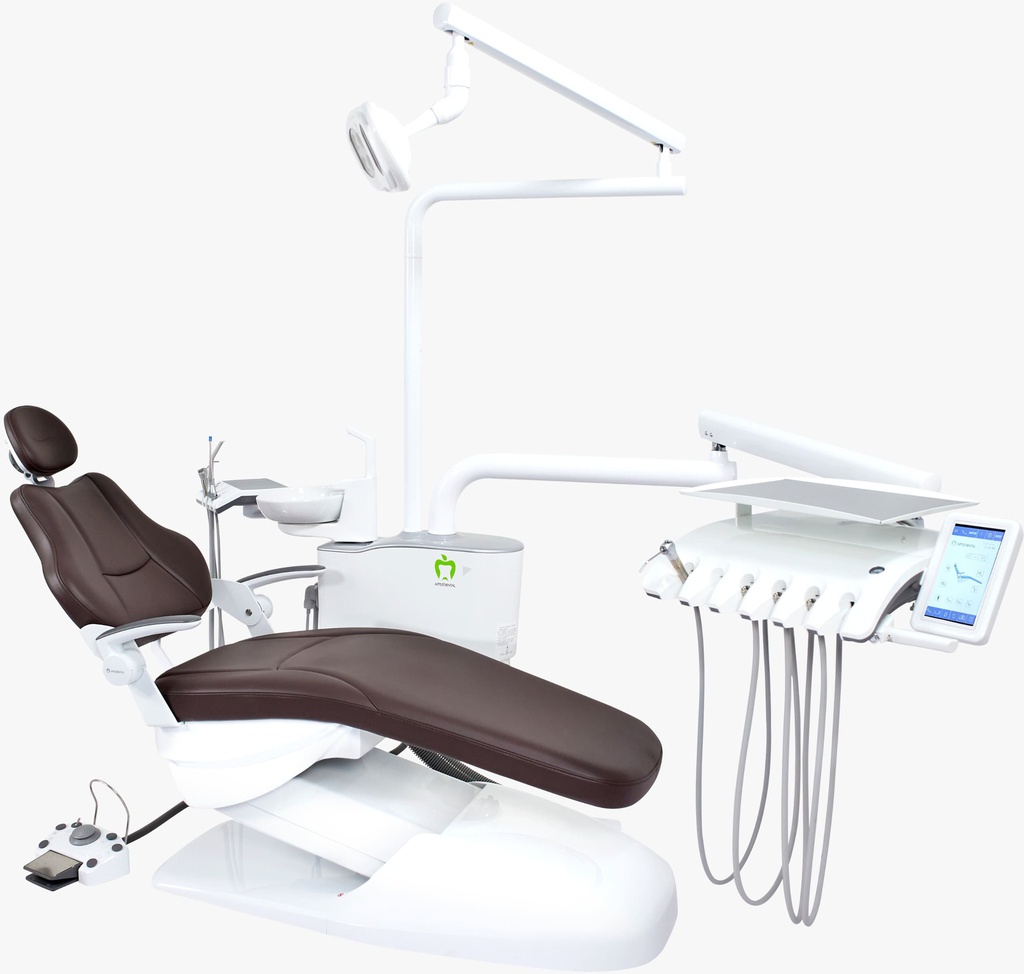 Sillón Dental AP028 con taburete Appledental (caja interna)