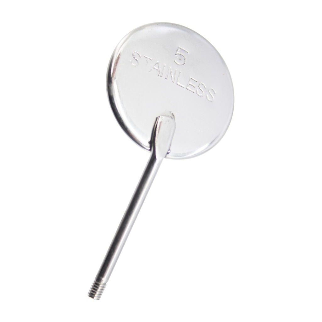 Espejos intraorales planos N°5 x 12 un Mughal