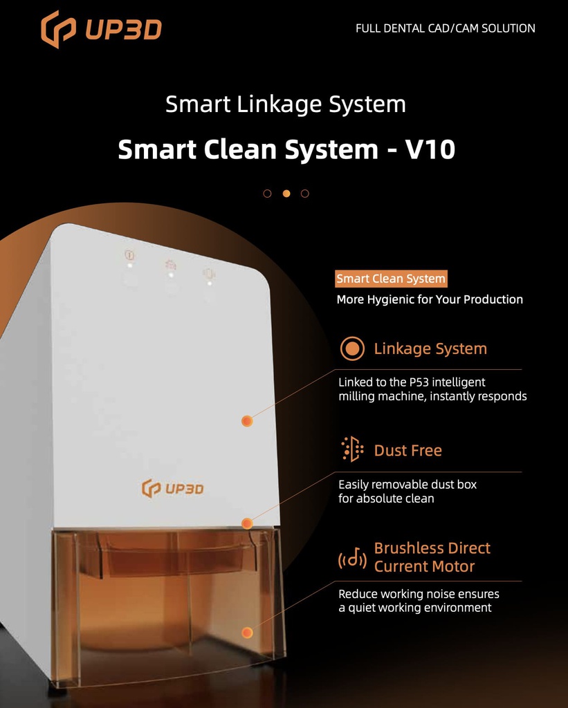 Aspirador de material particulado Smart Vacuum V10 UP3DTech
