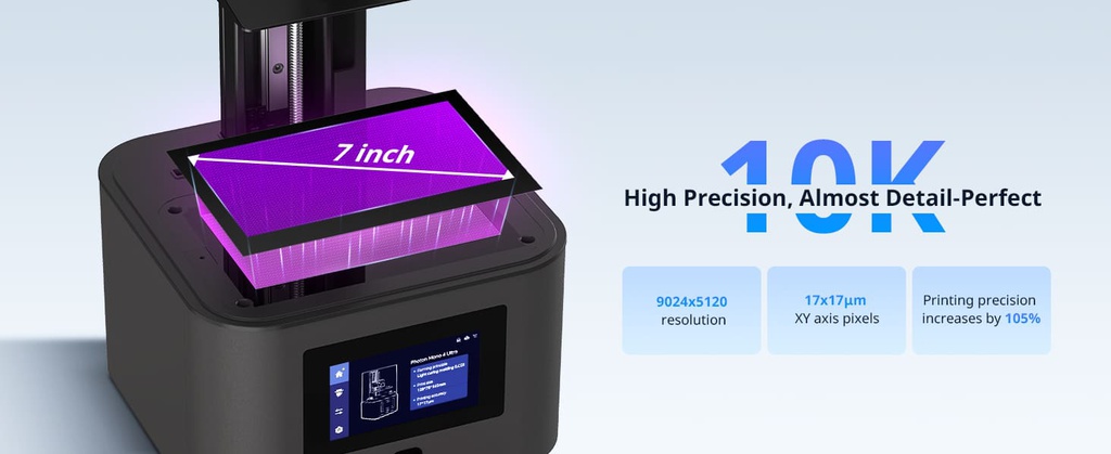 Impresora digital 3D Photon Mono 4 Ultra (UV LCD) Anycubic