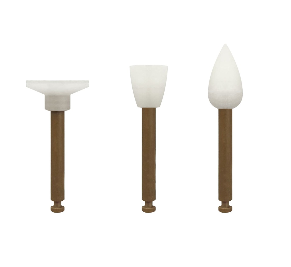 Set de 40 Cauchos para acabado One-Step Finishing tipo Dentsply P7 1.0 ZT Dental