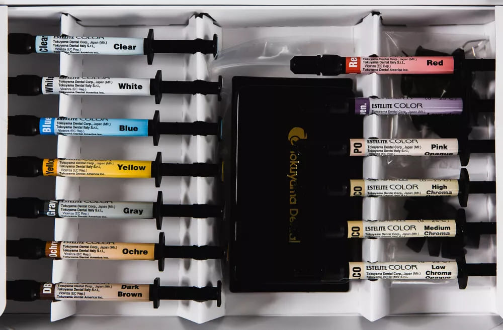Kit Maquillaje para Resina Composite Estelite Color Tokuyama