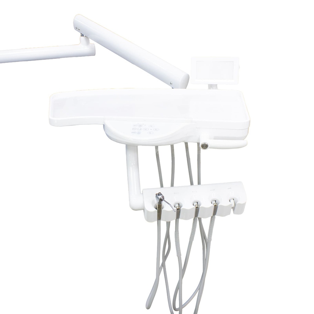 Sillón dental AA 2025 con taburete Anle (estructura blanca)