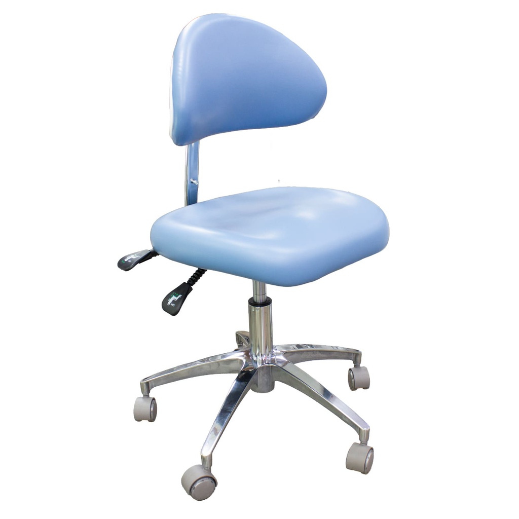 Sillón dental AA 2025 con taburete Anle (estructura blanca)
