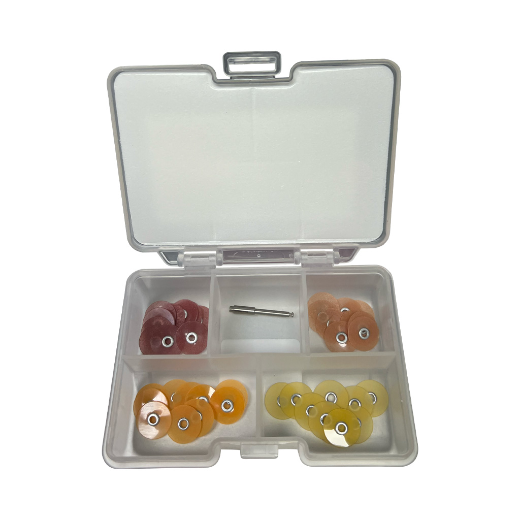 Set de 40 Discos para pulido + Porta disco Pop-On tipo 3M ZT Dental