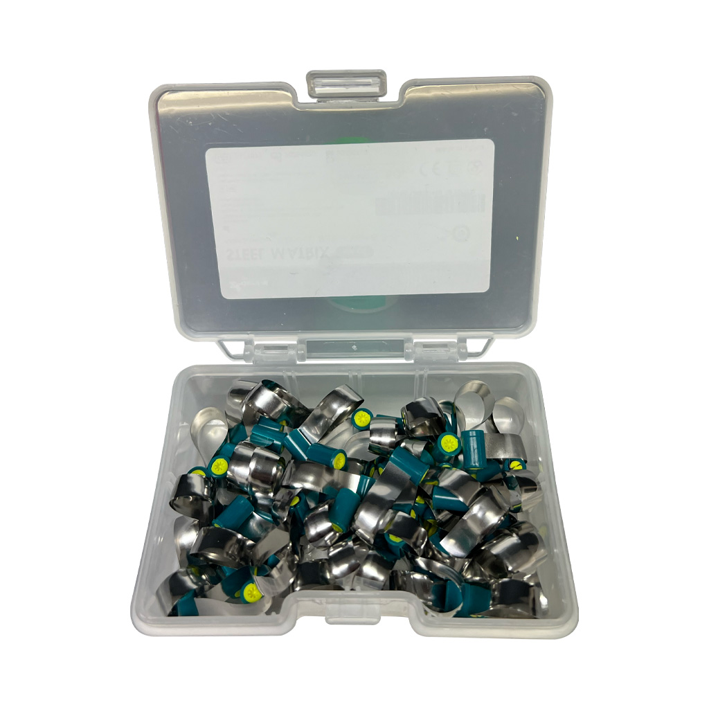 Set de 50 Bandas Matriz acero con ajuste M6 tipo Kerr 0,038 mm ZT Dental