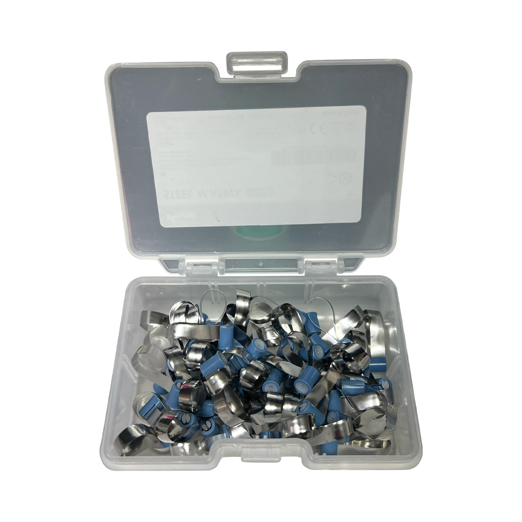 Set de 50 Bandas Matriz acero con retenedor M6 tipo Kerr 0,03 mm ZT Dental