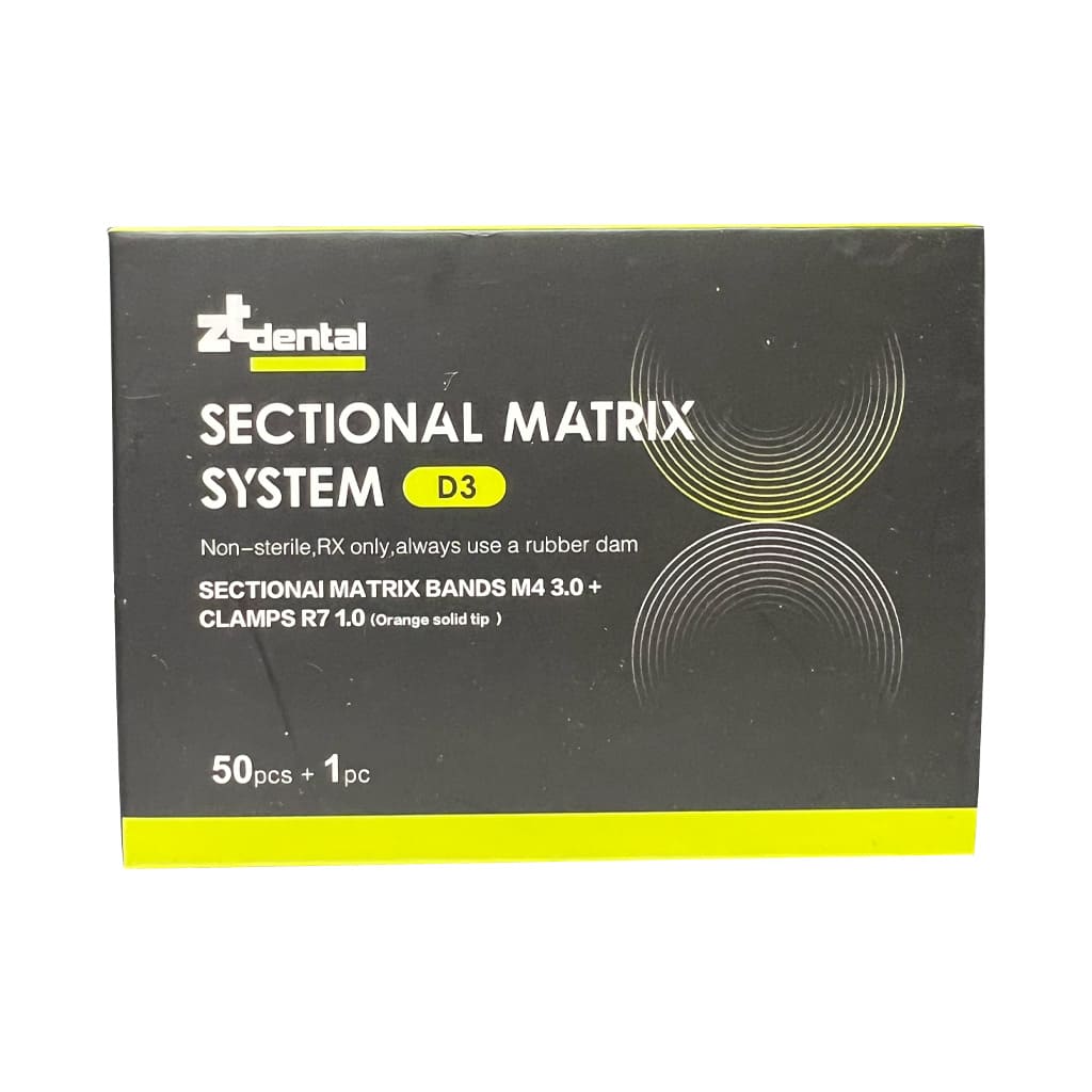 Set de 50 Bandas Matriz preformada con Anillo NiTi D3 tipo Ultradent ZT Dental