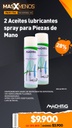 2 Aceites lubricantes spray para Piezas de Mano Machtig