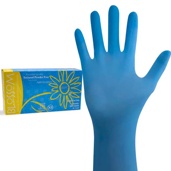 10 Cajas Guantes de Nitrilo Machtig Blossom