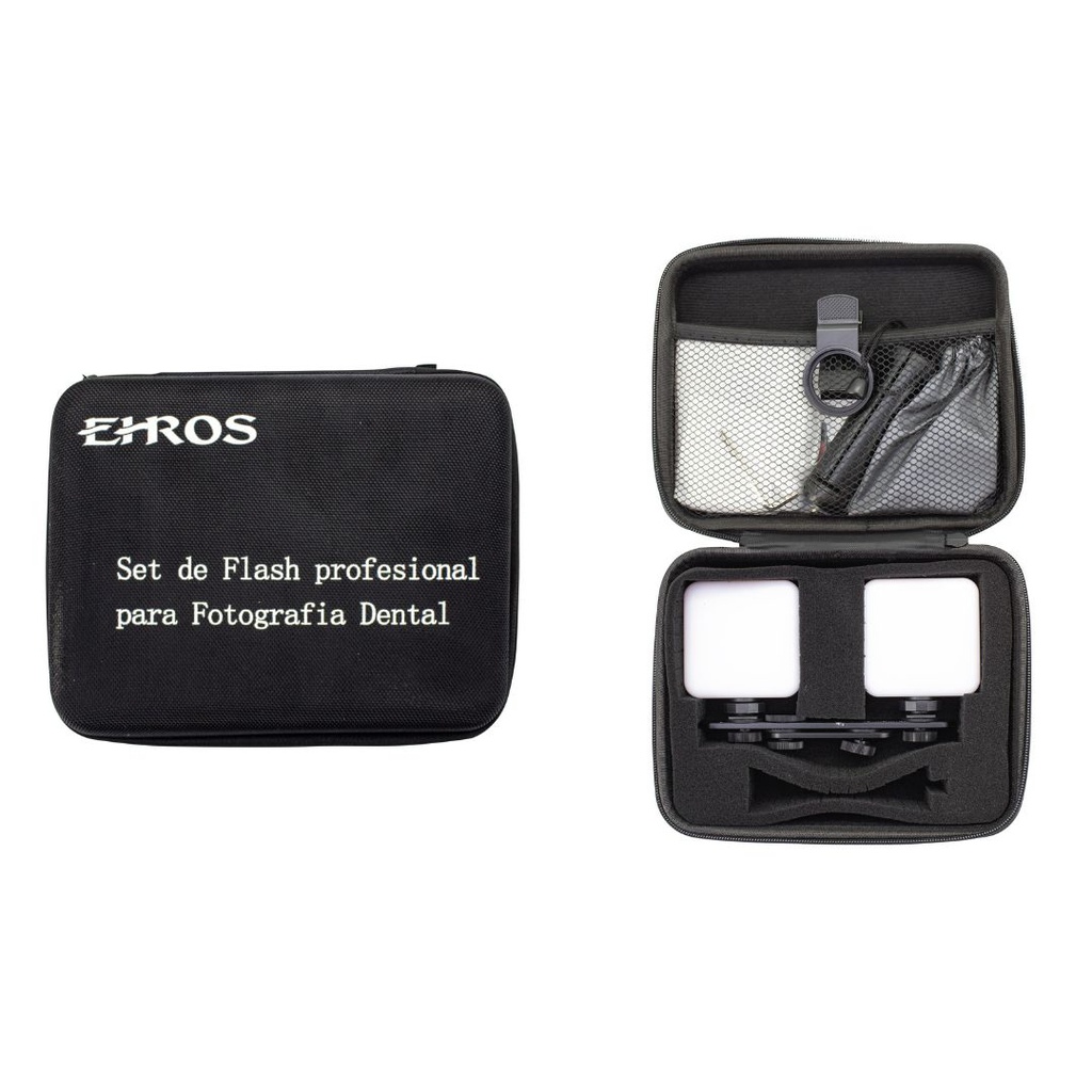 Set de Flash dual para Fotografía dental Ehros
