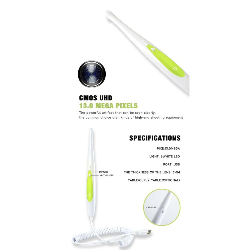 Set Monitor computador + Cámara intraoral de Sobremesa Eco-Camera 01 Appledental