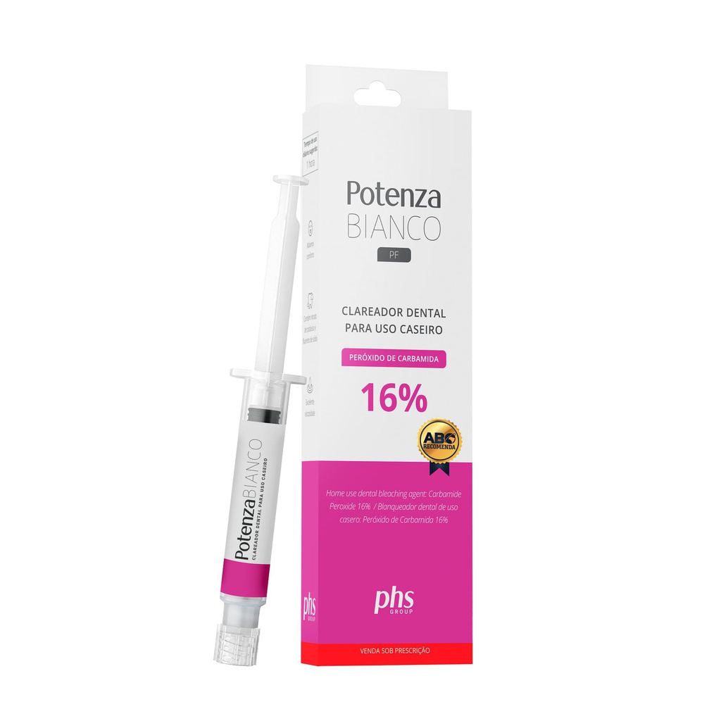 Gel Blanqueamiento Peróxido carbamida al 16% Potenza Bianco PHS