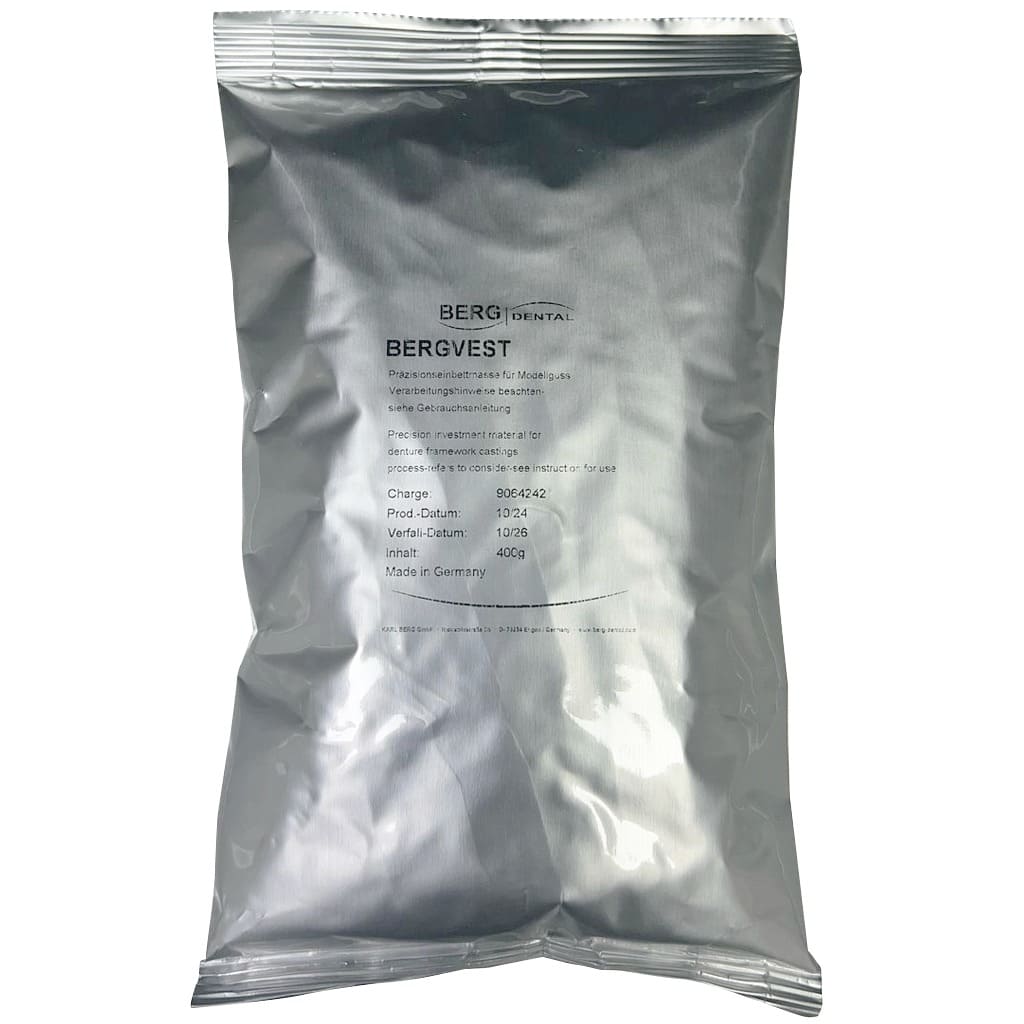 Polvo Revestimiento para esqueléticos Bergvest Berg dental