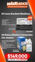 50 Casos Brackets Metálicos Machtig + 50 Bolsas Elásticos Intraorales Zoo elastics Machtig