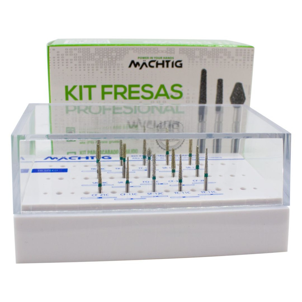Kit de Fresas para Tallado Rápido Machtig