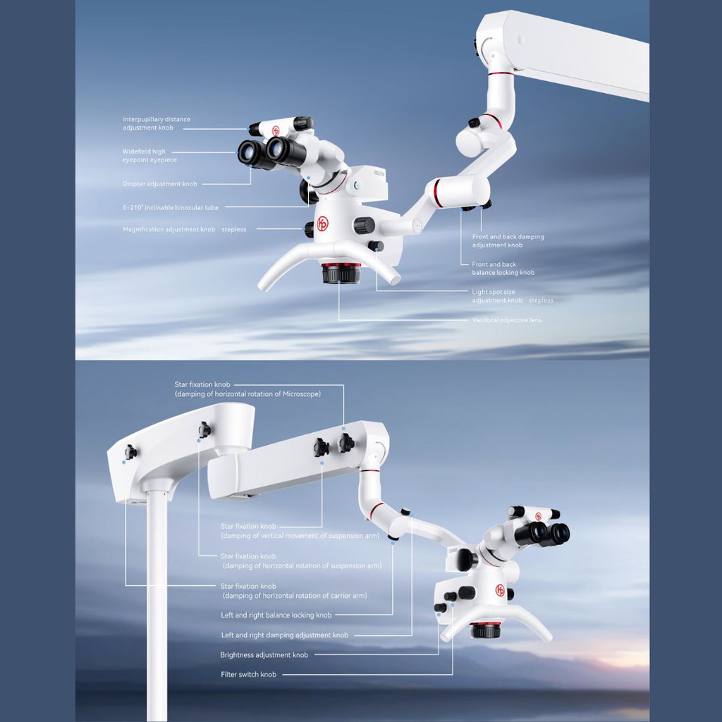 Microscopio iSee 9000 Professional KP-Tech KP Woodpecker