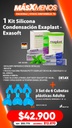 1 Kit Silicona Condensación Exaplast Exasoft Exagel Detax + 3 Set de 6 Cubetas plásticas Adulto ZT Dental