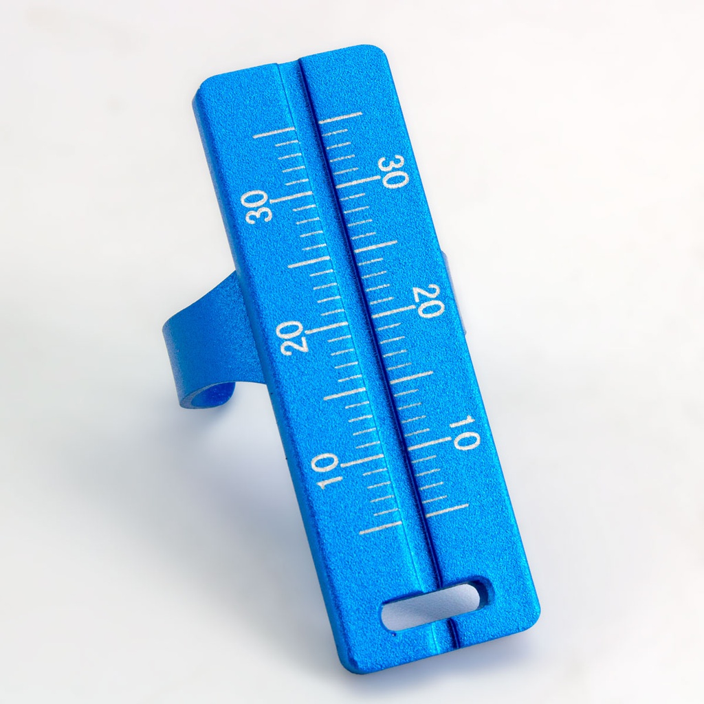 Regla Endo Aluminio con anillo ZT Dental