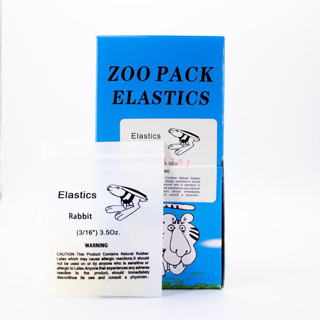 Elásticos Intraorales 3/16 Zoo elastics Machtig