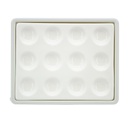 Loseta cerámica de Mezcla para maquillaje 12 cavidades Machtig