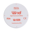Disco de Zirconio Alta Translucidez HT White Vivid