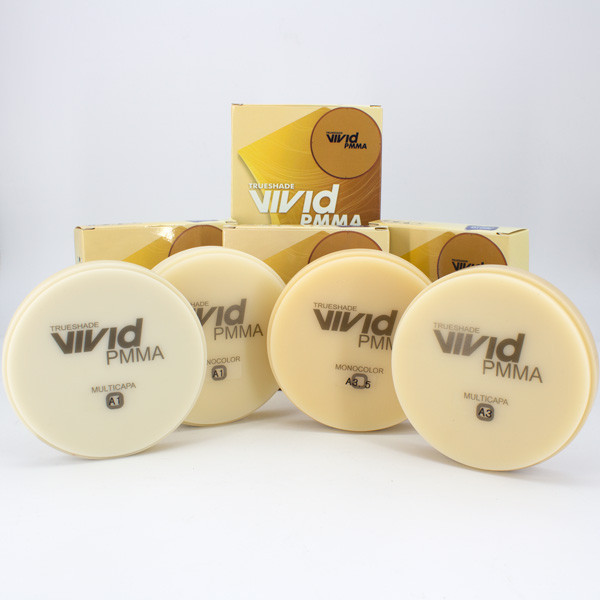 Disco de PMMA Multicapa 20 mm Cad/Cam Vivid