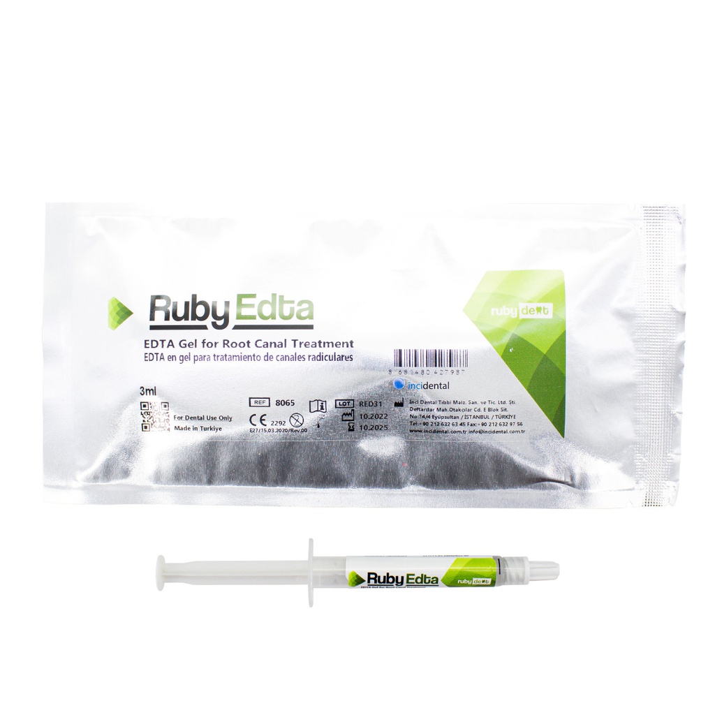 Gel Desobturador EDTA al 17% RubyEdta Incidental