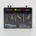 Kit 9 Postes Fibra de Vidrio + 3 Fresas Prosthetic Overfibers