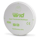 Disco de Zirconio Multi Super Translucidez ST 12 mm Vivid