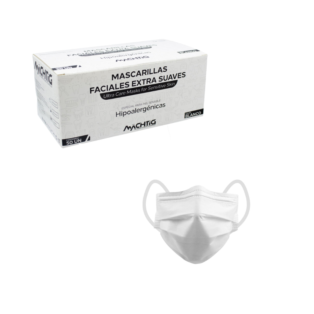 Mascarillas faciales 3 capas Extra suaves Machtig